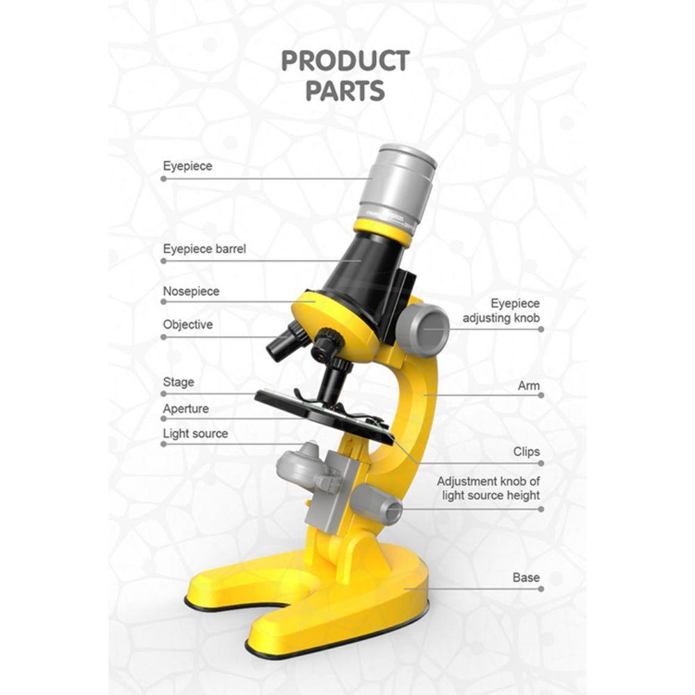 Microscopio de Juguete Educativo 100x400x1200-2