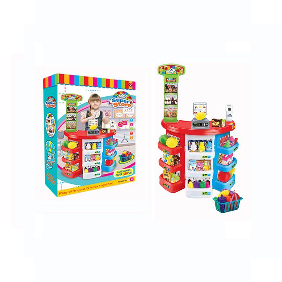 Supermercado de Juguete con accesorios Luces y sonidos-1