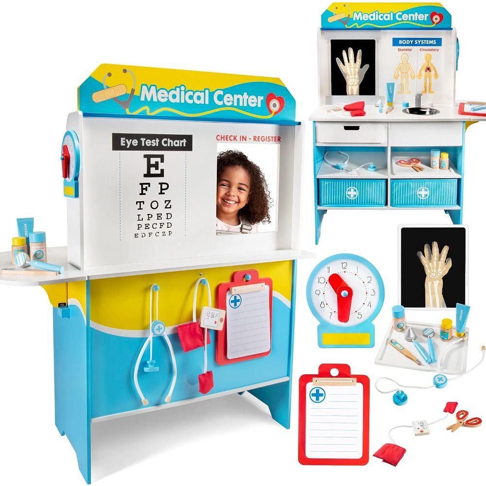 Consulta Médica Juego Simulación Doctor de Madera 80x30x96-2