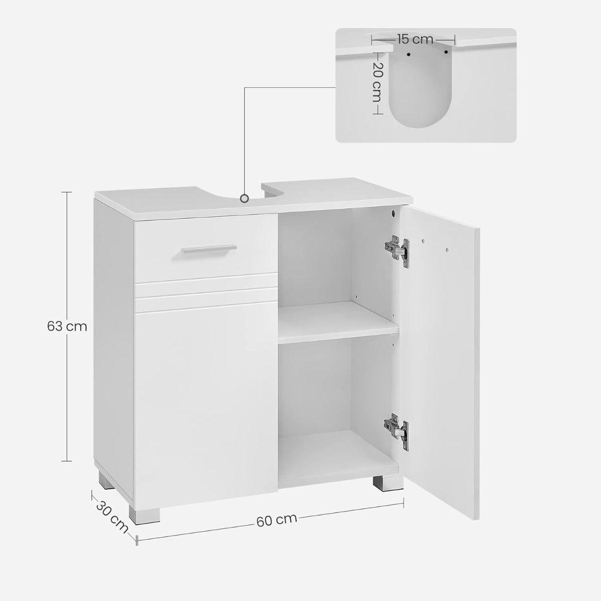 Mueble Organizador de Baño 2 Niveles/Compartimientos Viborg-2