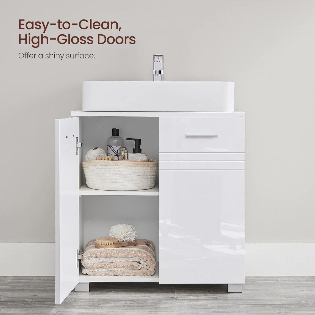 Mueble Organizador de Baño 2 Niveles/Compartimientos Viborg-4