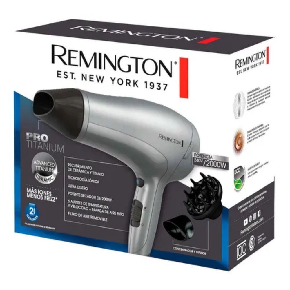 Secador Remington Pro Titanium Gris D3019-3