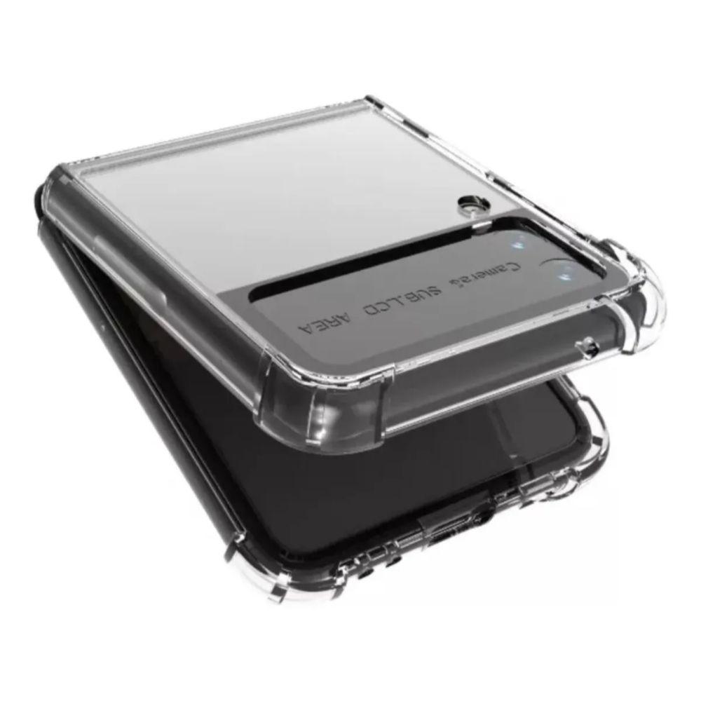 Carcasa Transparente Compatible Samsung Z Flip 3 + Lámina-3