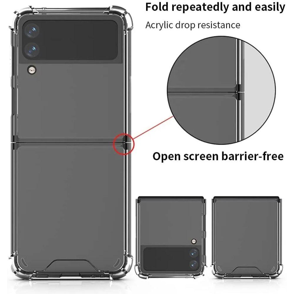 Carcasa Transparente Compatible Samsung Z Flip 3 + Lámina-6