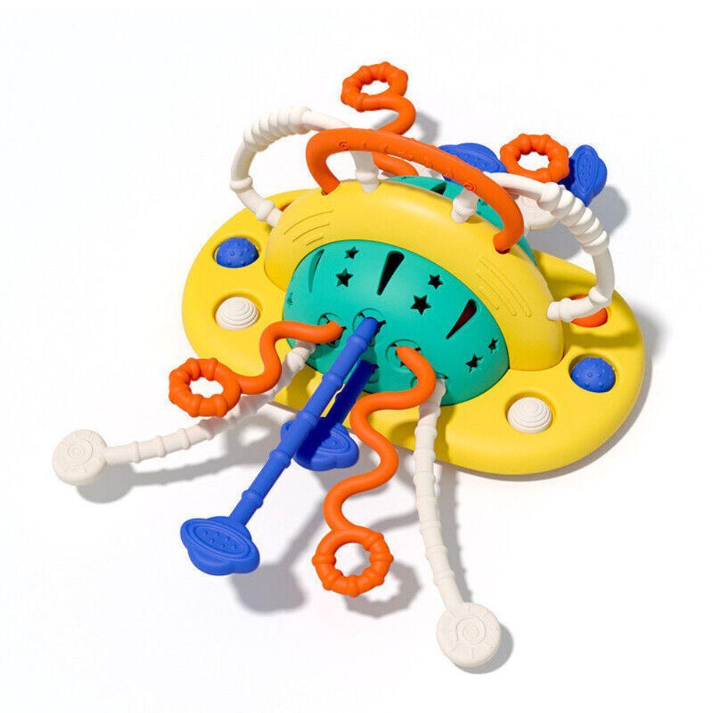 Juguete De Cuerda Sensorial Tracción Para Bebés Montessori-0