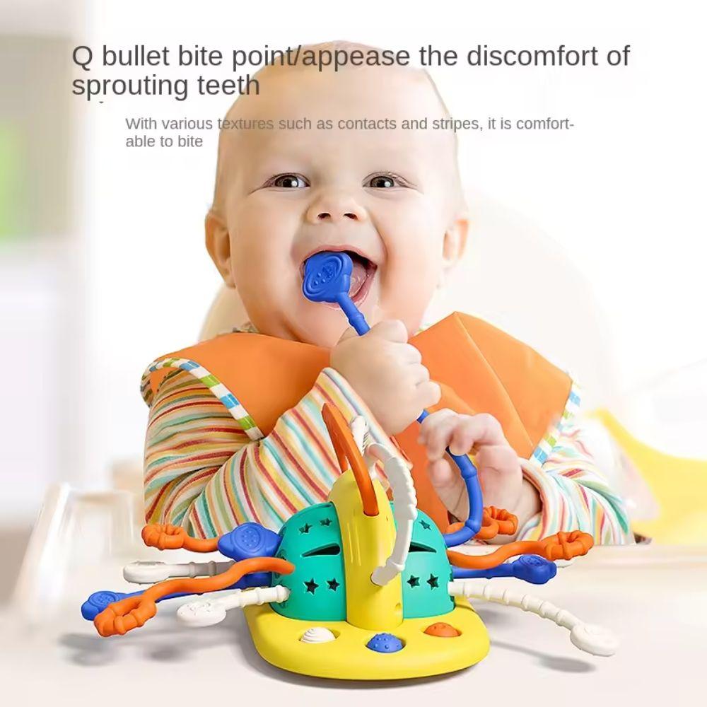 Juguete De Cuerda Sensorial Tracción Para Bebés Montessori-6