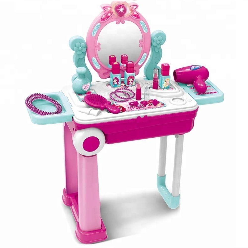 Maleta Tocador de Juguete c/ Luces y Sonidos Rosa-0