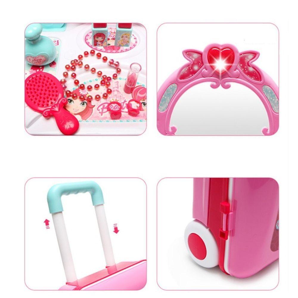 Maleta Tocador de Juguete c/ Luces y Sonidos Rosa-3