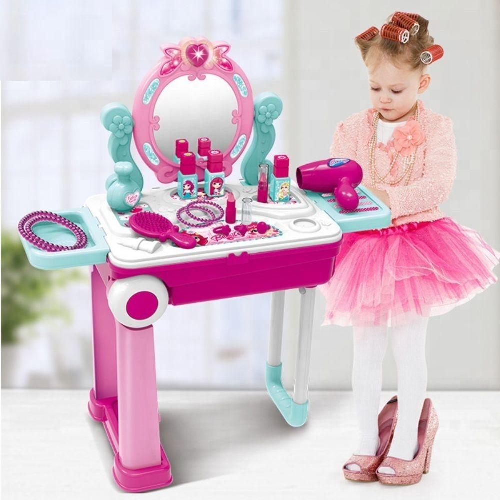 Maleta Tocador de Juguete c/ Luces y Sonidos Rosa-5