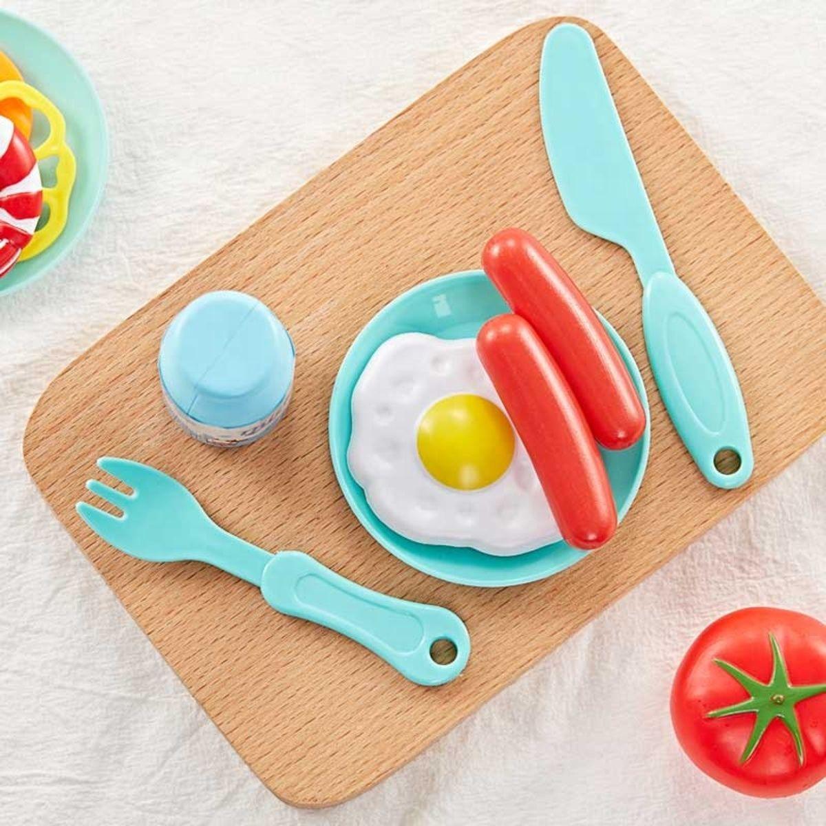 Cocina de Juguete Didáctica 72 cm de Alto Amarilla-2