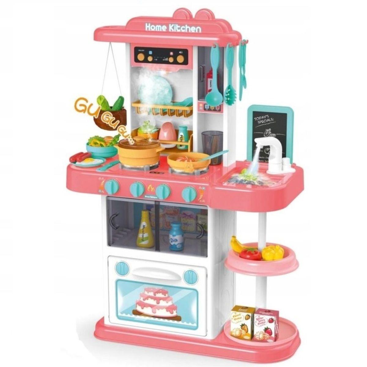 Cocina de Juguete Didáctica 72 cm de Alto Rosada-0