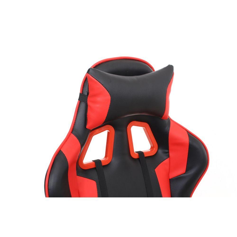 Silla Gamer Ajustable Roja-2