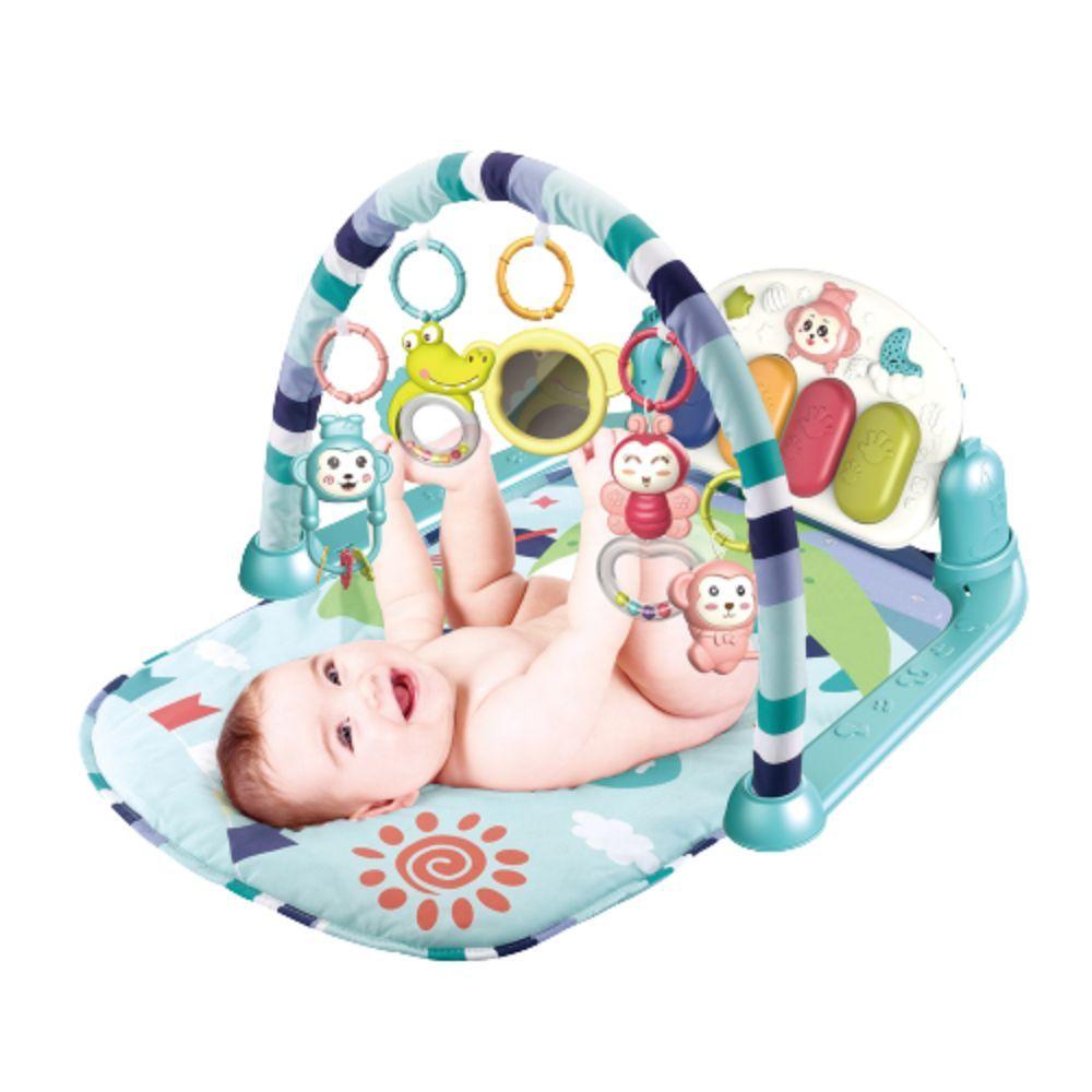 Alfombra Gimnasio Musical Bebe 3en1 con Piano-4