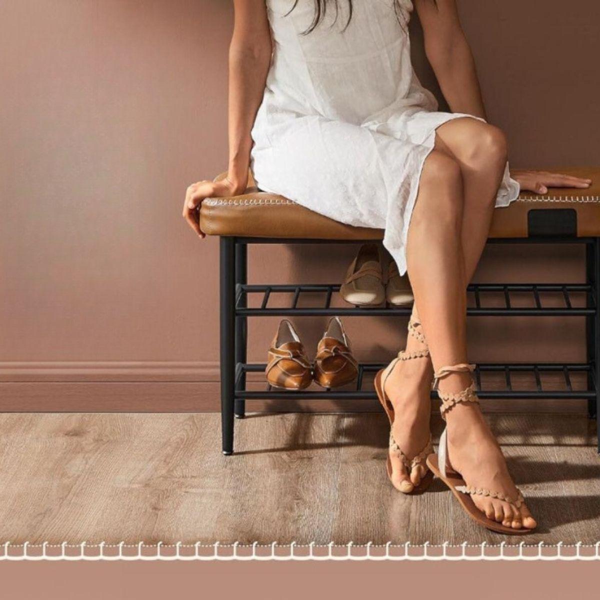 Mueble Zapatero Eco Cuero Cafe Rieti-3
