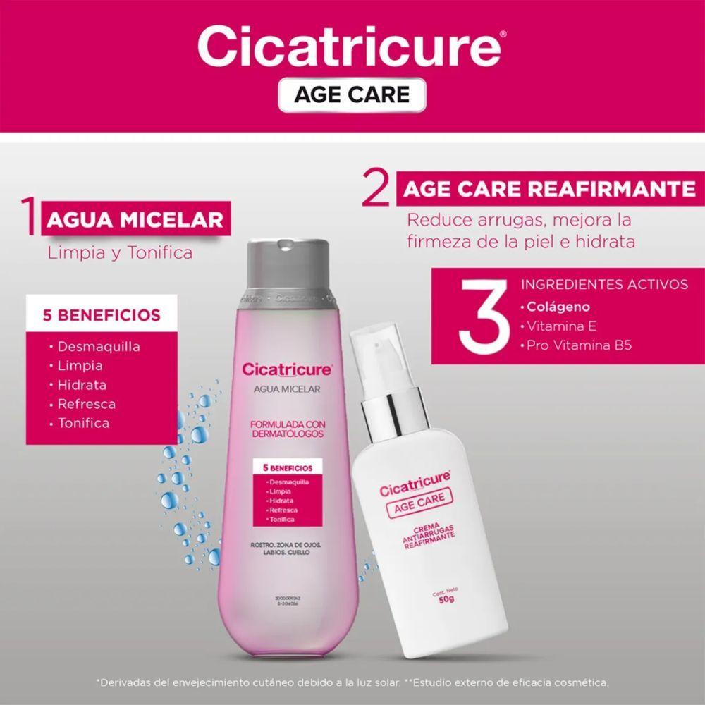 Pack Cicatricure Age Care Crema Reafirmante + Agua Micelar-7