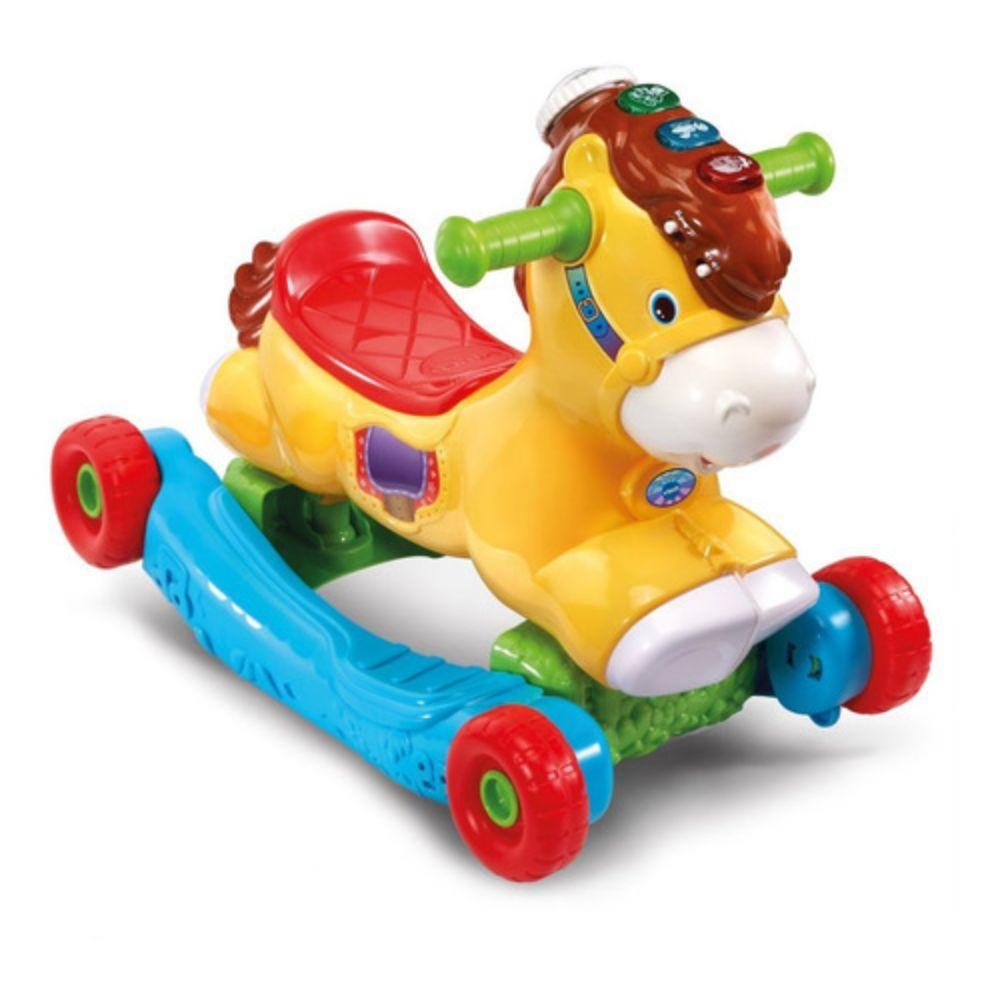 Caballito Balancín y Correpasillos 2en1 Sonidos y Luces-0
