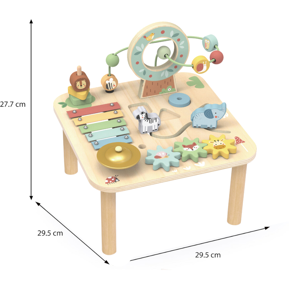 Mesa Didáctica de Juguete Selva 7 en 1 Juguete Montessori.-1