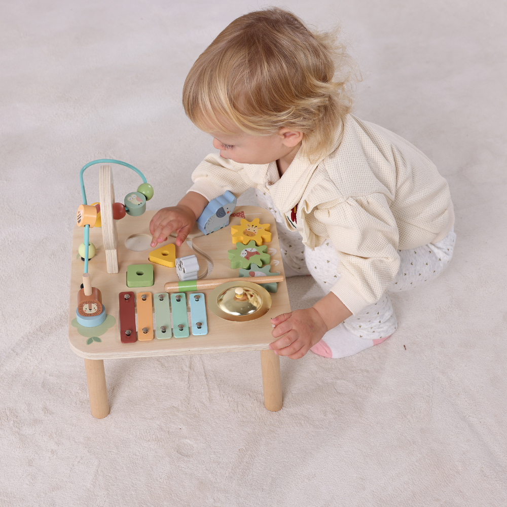 Mesa Didáctica de Juguete Selva 7 en 1 Juguete Montessori.-4