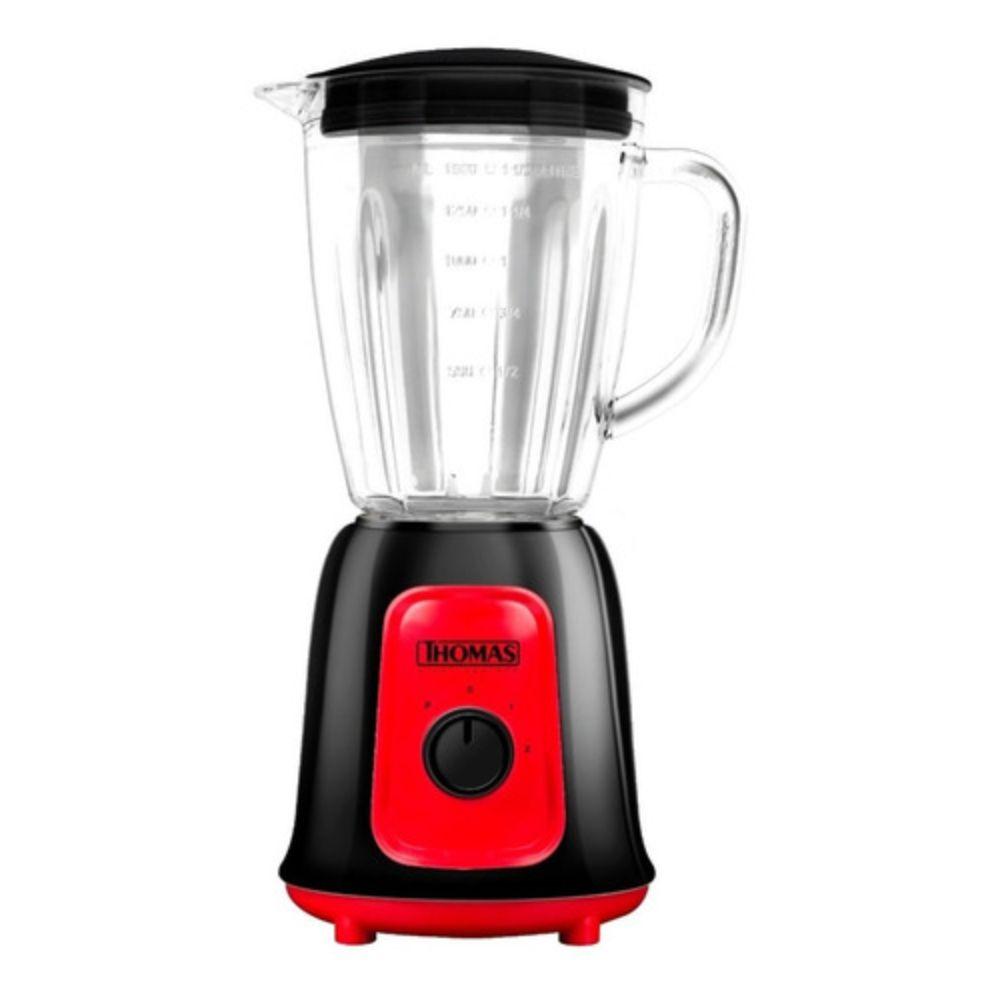 Licuadora Thomas 1.5 Lts Roja Y Negra-0