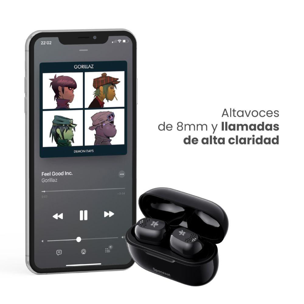 Audifonos Inalámbricos Bluetooth 5.1 Smart Touch Spacezat-4