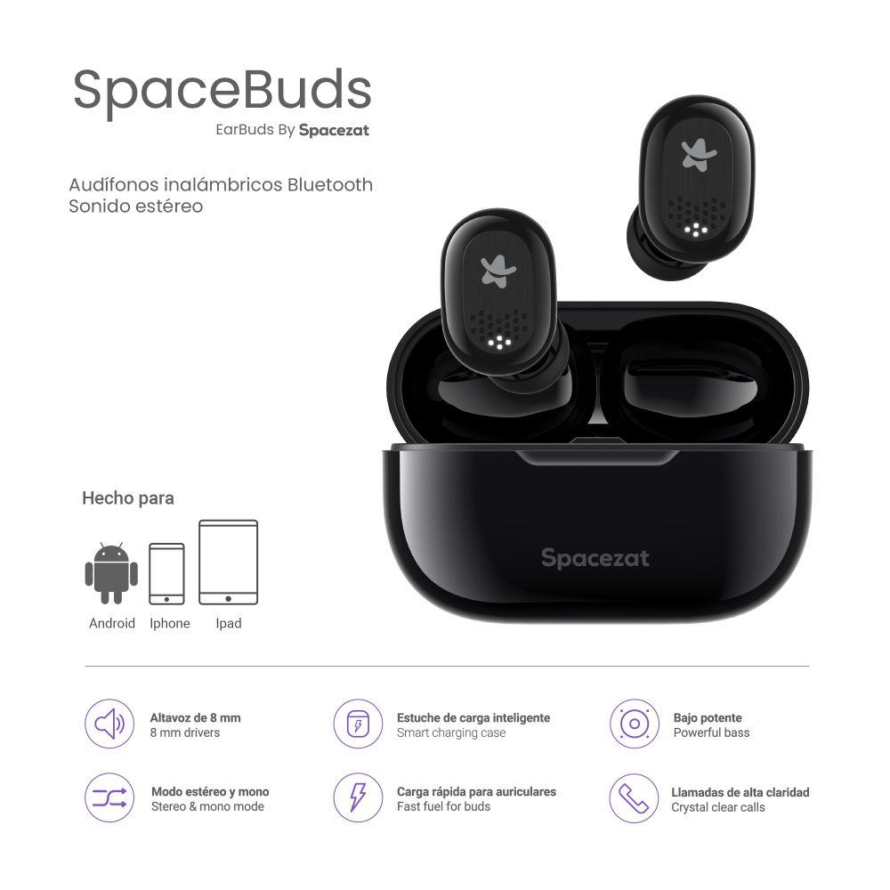 Audifonos Inalámbricos Bluetooth 5.1 Smart Touch Spacezat-6
