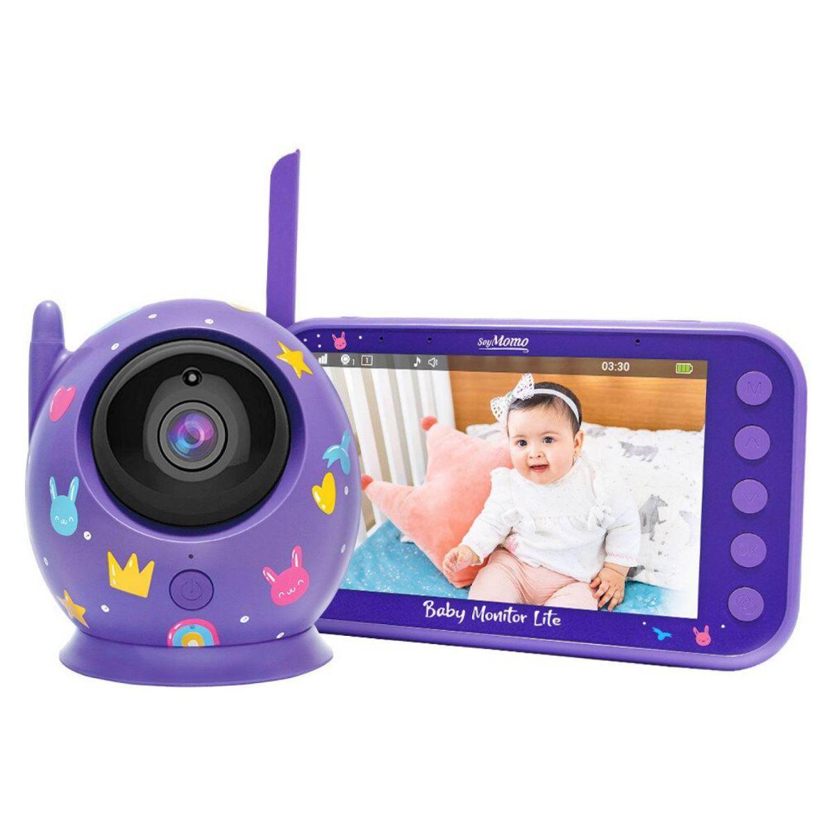 Monitor bebé HD Soy Momo Baby Monitor Lite Morado-0