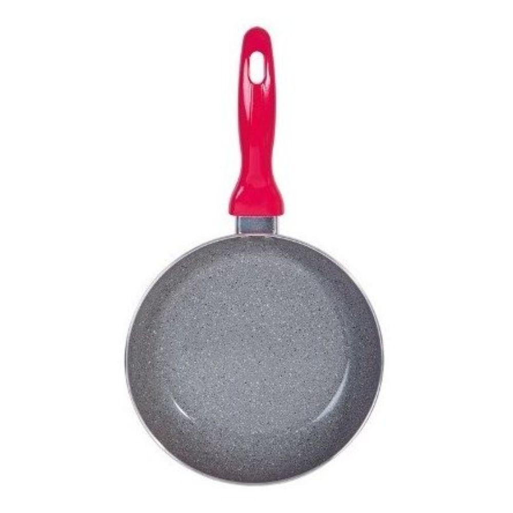 Sartén 28 cm Prensado Marble Rojo-1