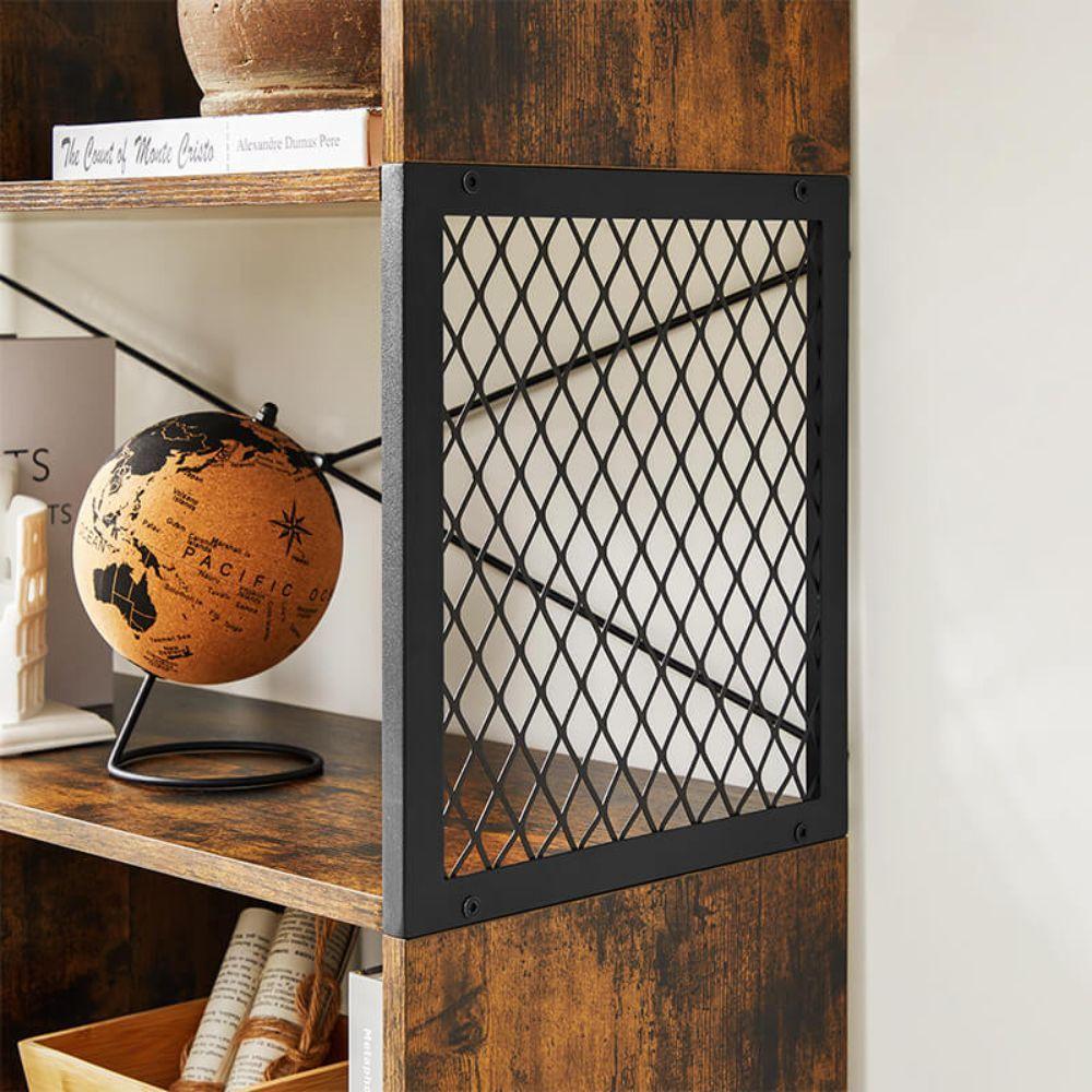 Estante Librero Leiden 1.5mts Estilo Industrial Spacezat-3