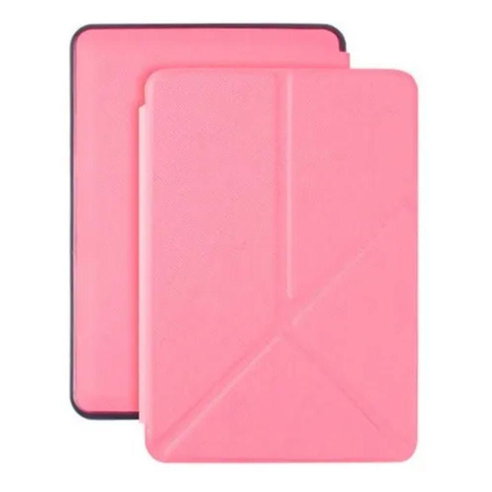 Funda Compatible con Kindle Paperwhite 2018 Rosa c/Apoyo-0