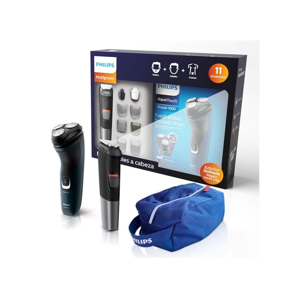 Pack Ed. Limitada Philips Multigroom + Afeitadora + Estuche-0