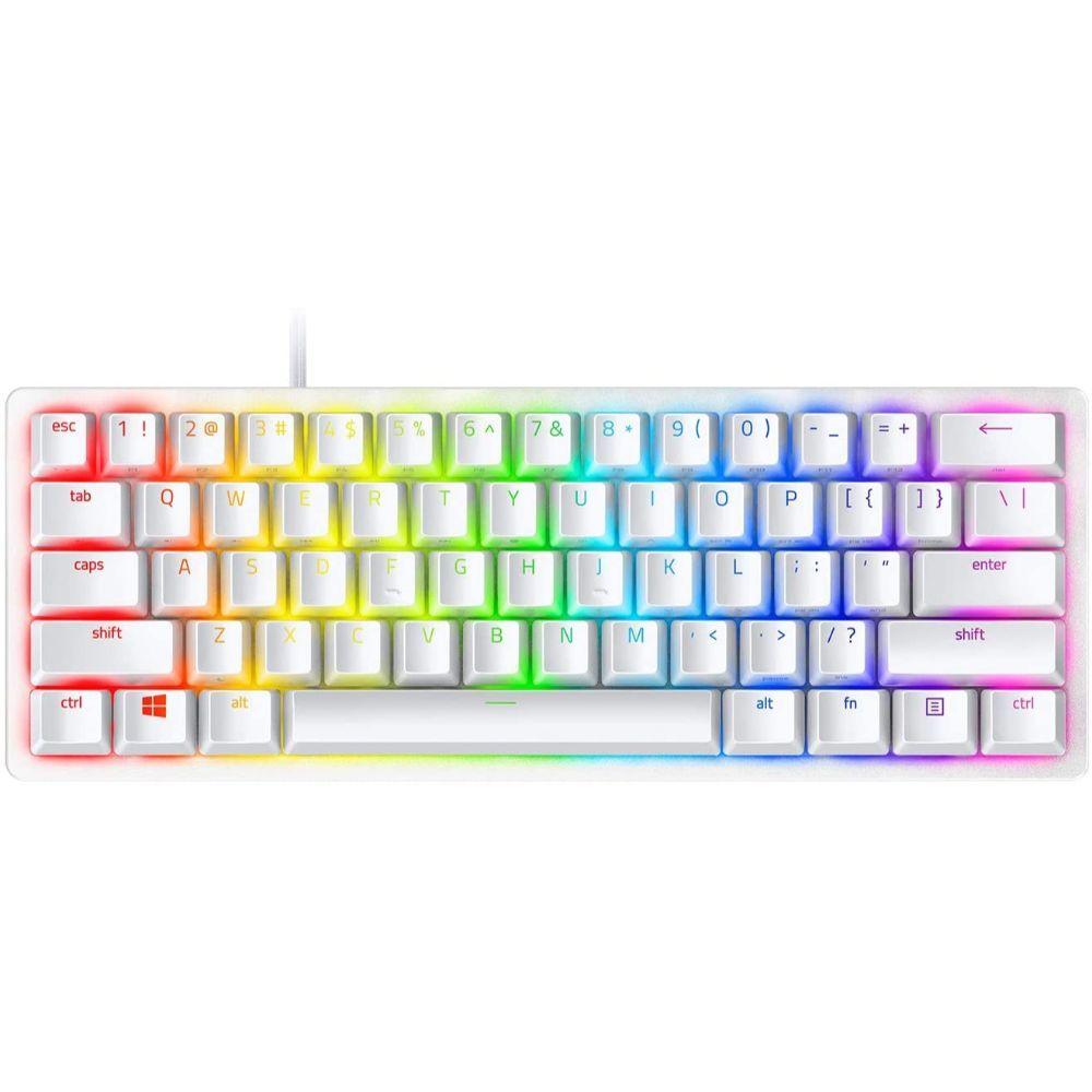 Teclado Gamer Razer Huntsman Mini Mercury Purple Switch-0