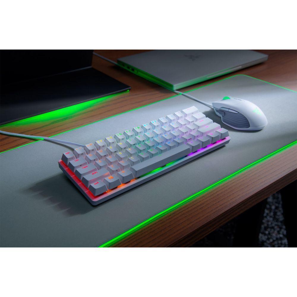 Teclado Gamer Razer Huntsman Mini Mercury Purple Switch-6