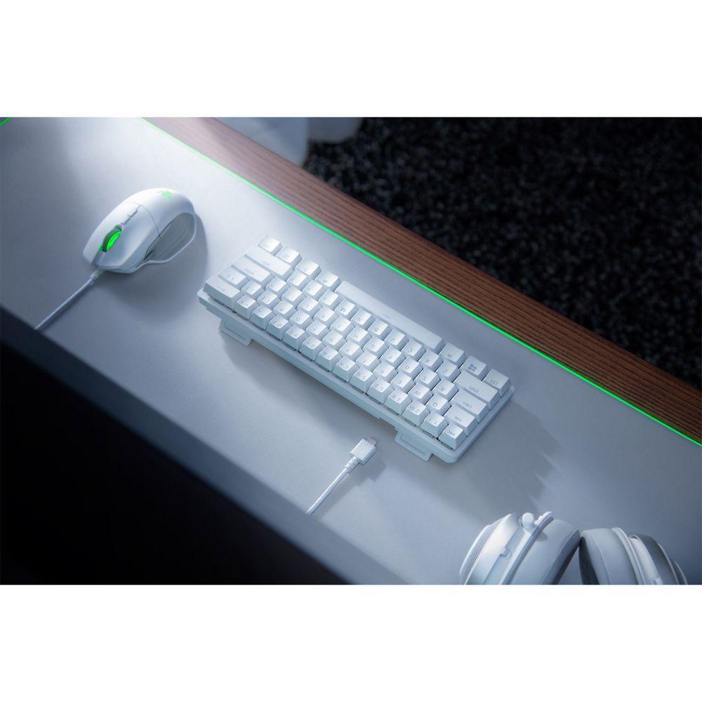 Teclado Gamer Razer Huntsman Mini Mercury Purple Switch-8