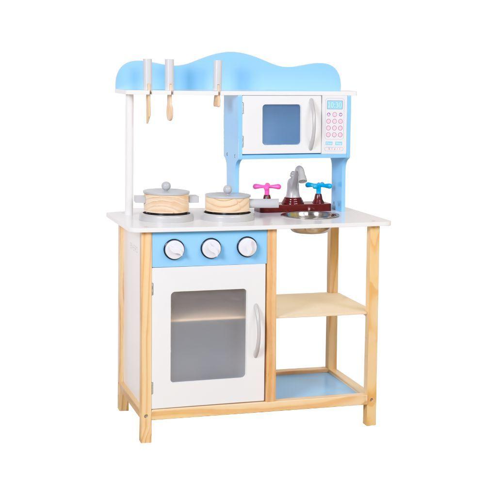 Cocina de Juguete Madera Didáctica Celeste Spacezat-0