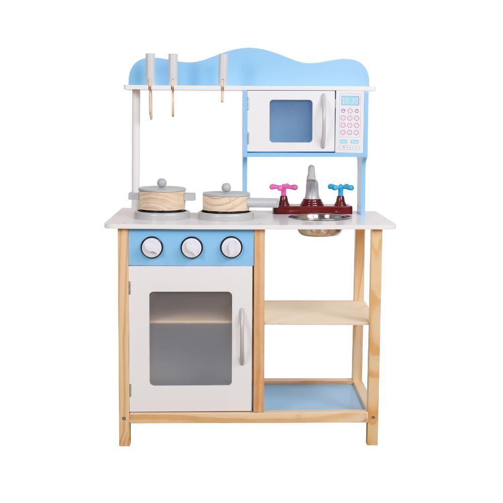 Cocina de Juguete Madera Didáctica Celeste Spacezat-1