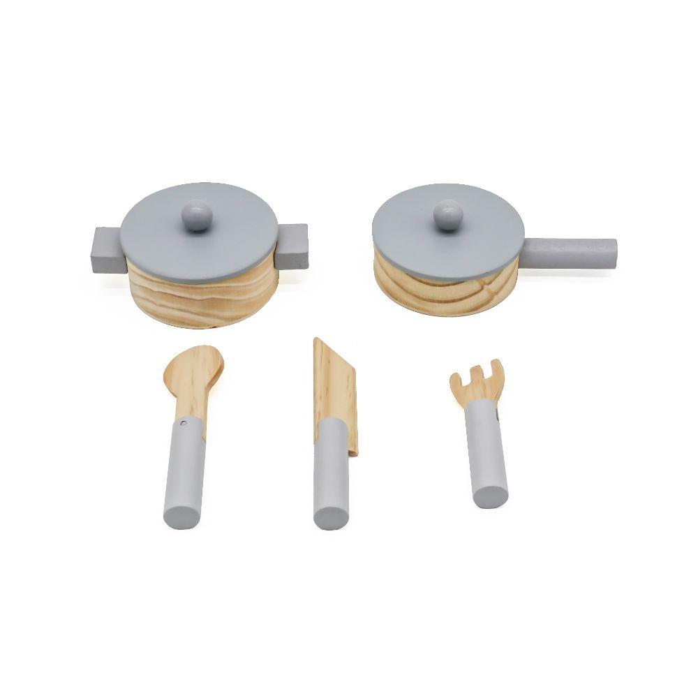 Cocina de Juguete Madera Didáctica Celeste Spacezat-2