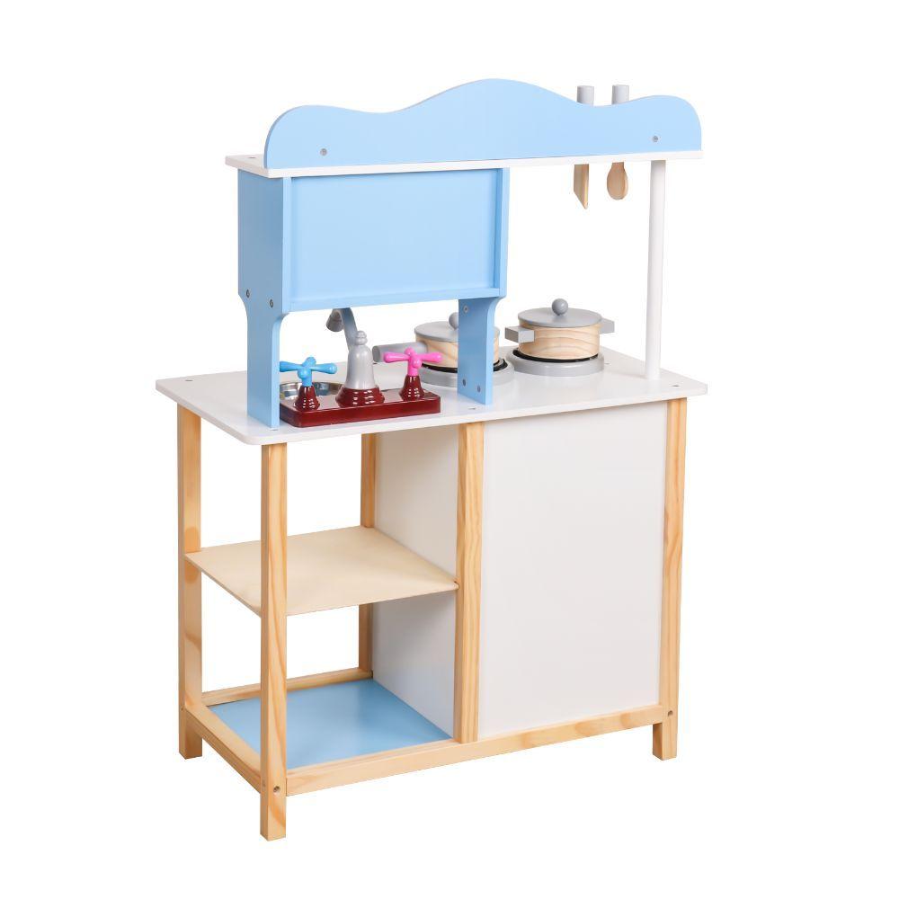 Cocina de Juguete Madera Didáctica Celeste Spacezat-3