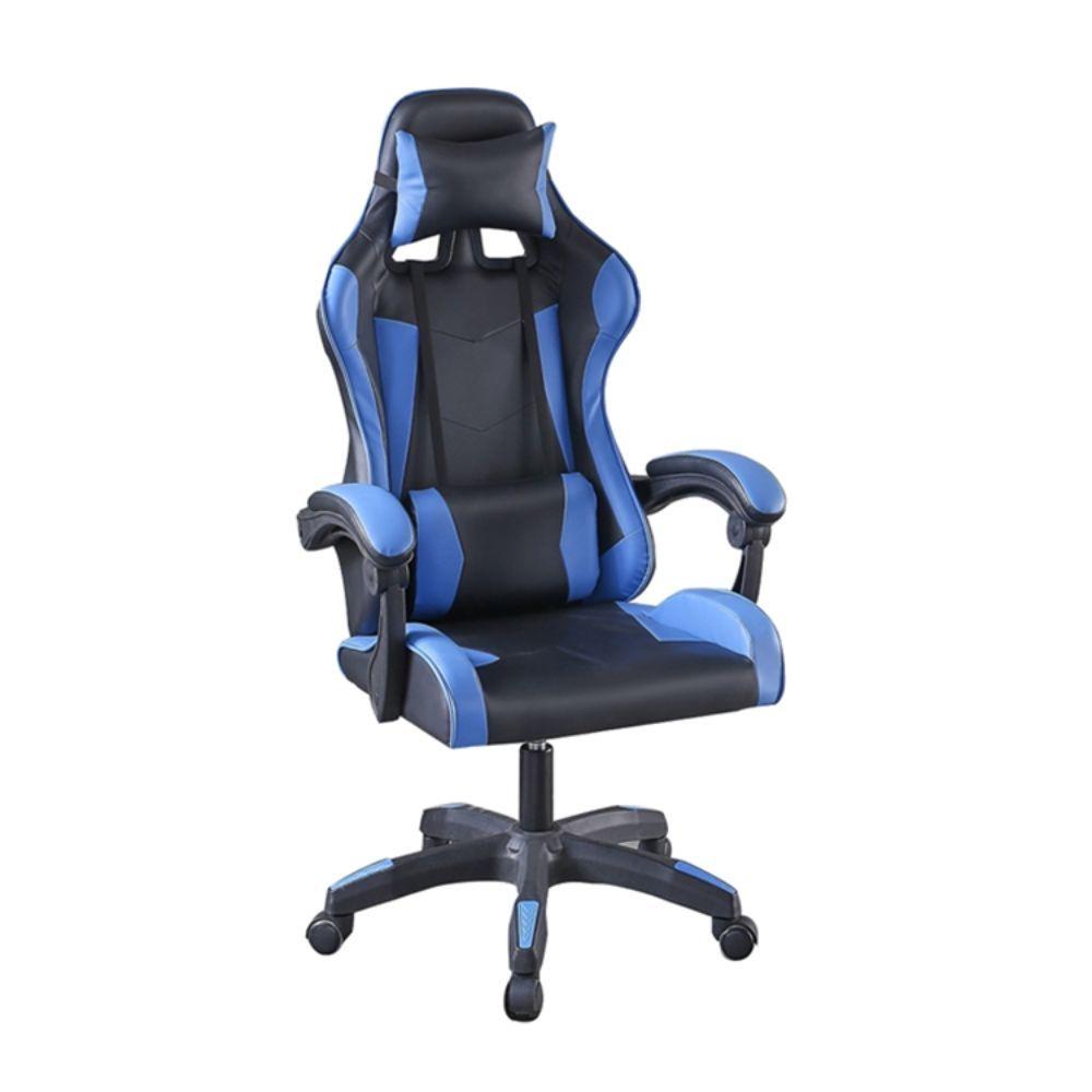Silla Gamer Ajustable Azul-0