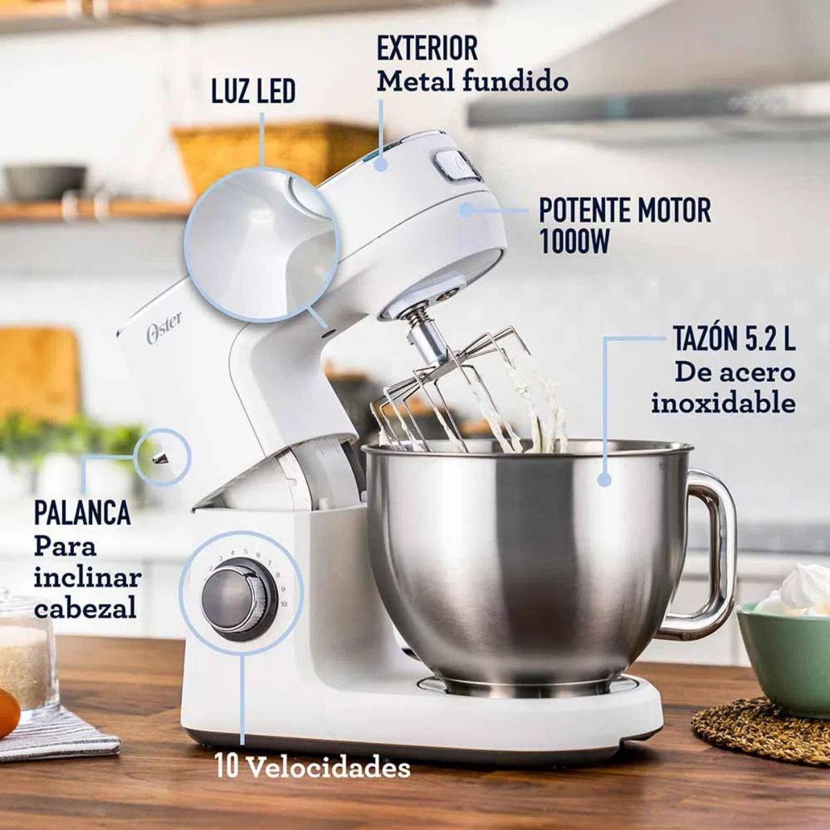 Batidora Planetaria tazón de 5,2Lts Oster-6