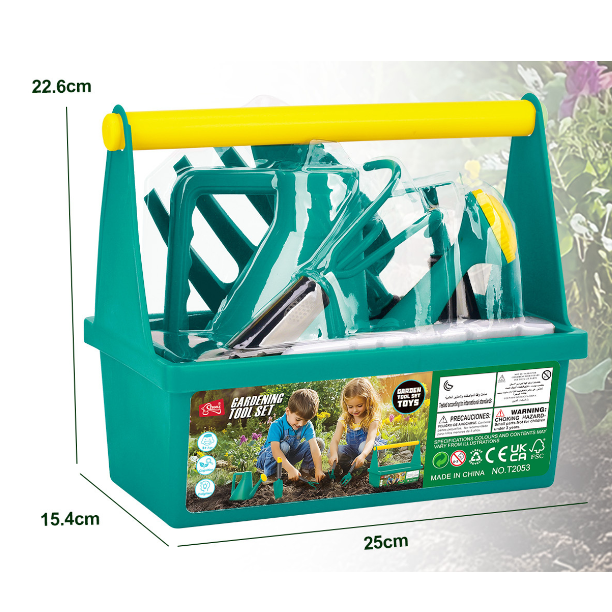 Set de Herramientas para Jardinería Juguete Didáctico-2