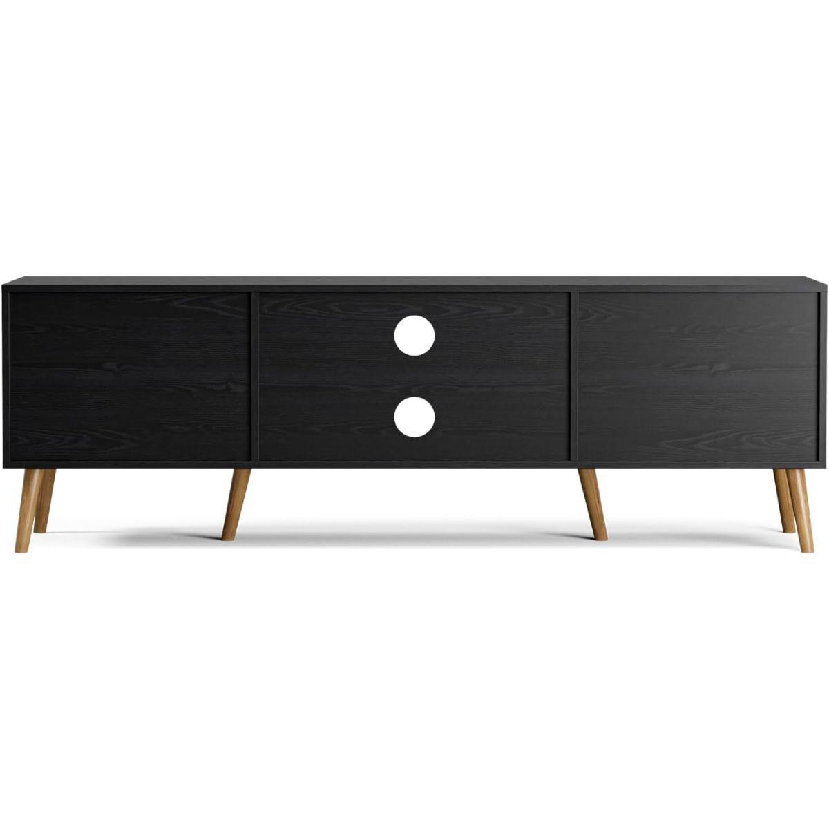 Rack Tv Ratan Negro Forde-6