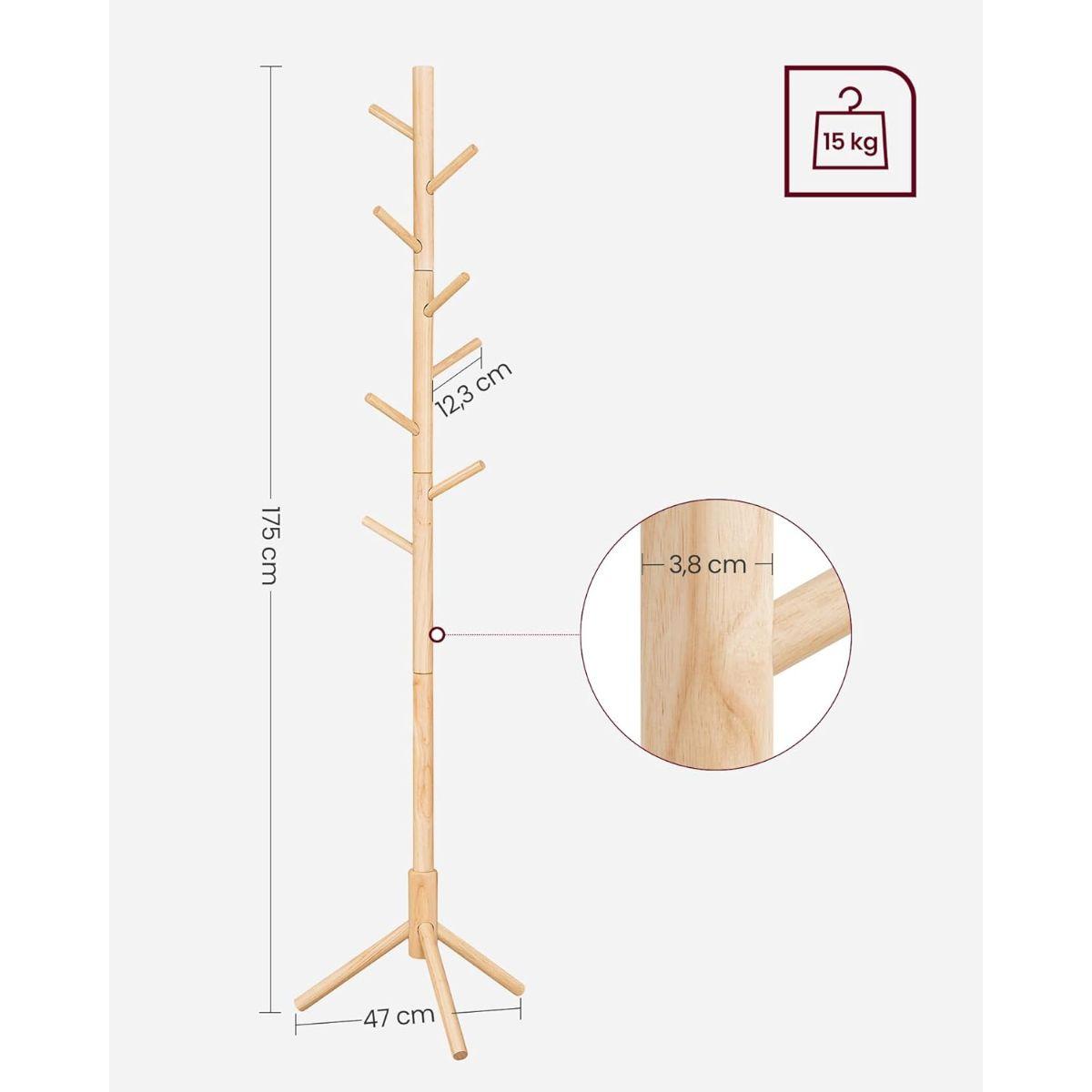 Perchero Madera Arbol Madera Falun-5