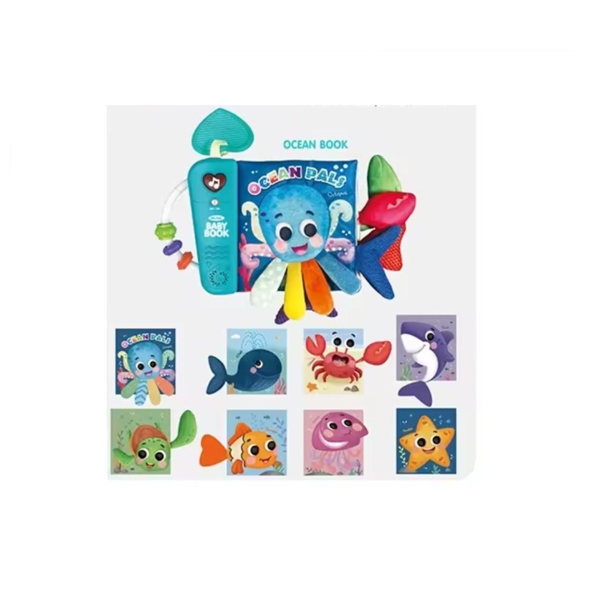 Libro Musical Interactivo Figura Pulpo Para Bebés-1