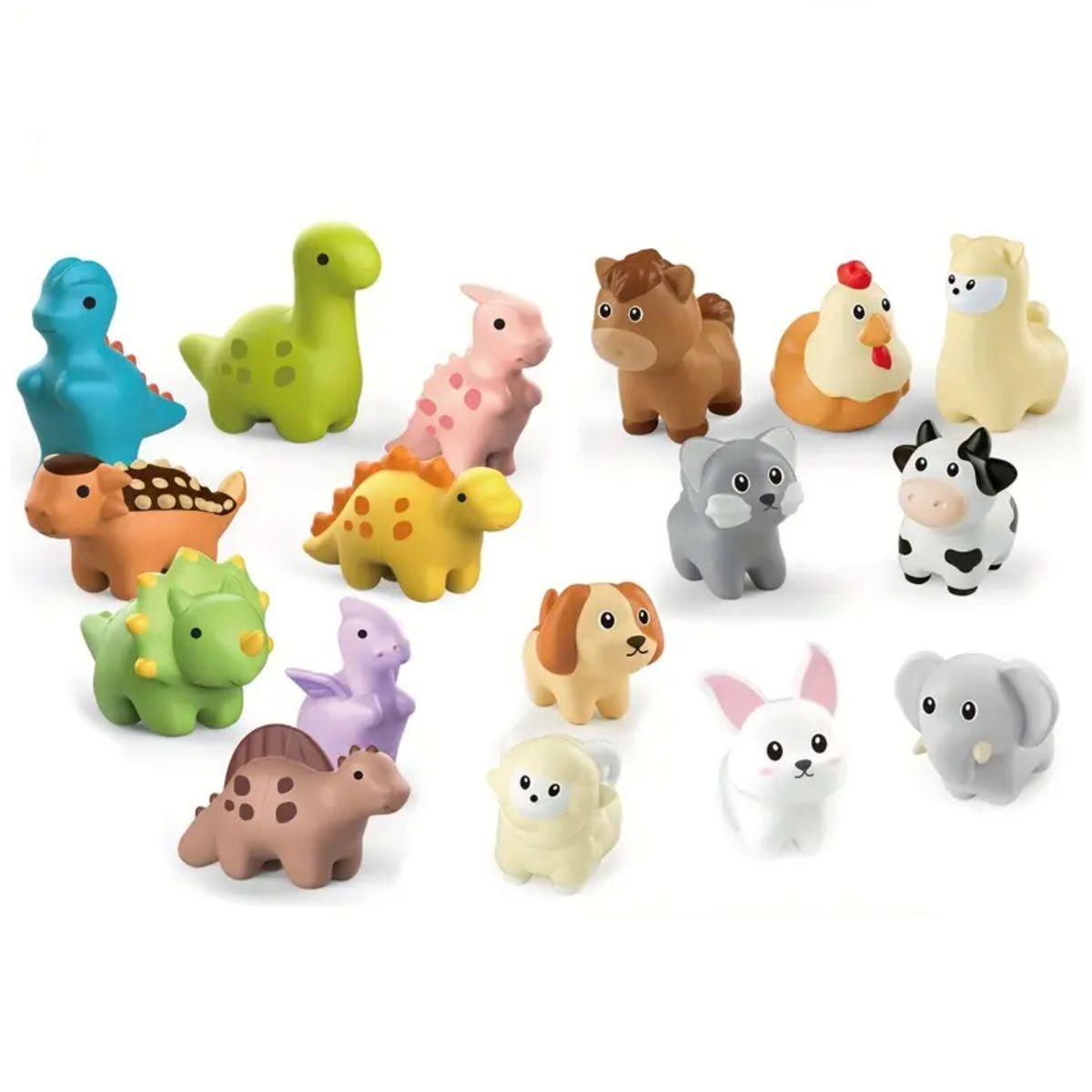 Juego de Emparejamiento y Encaje Dinosaurios 10 piezas-2