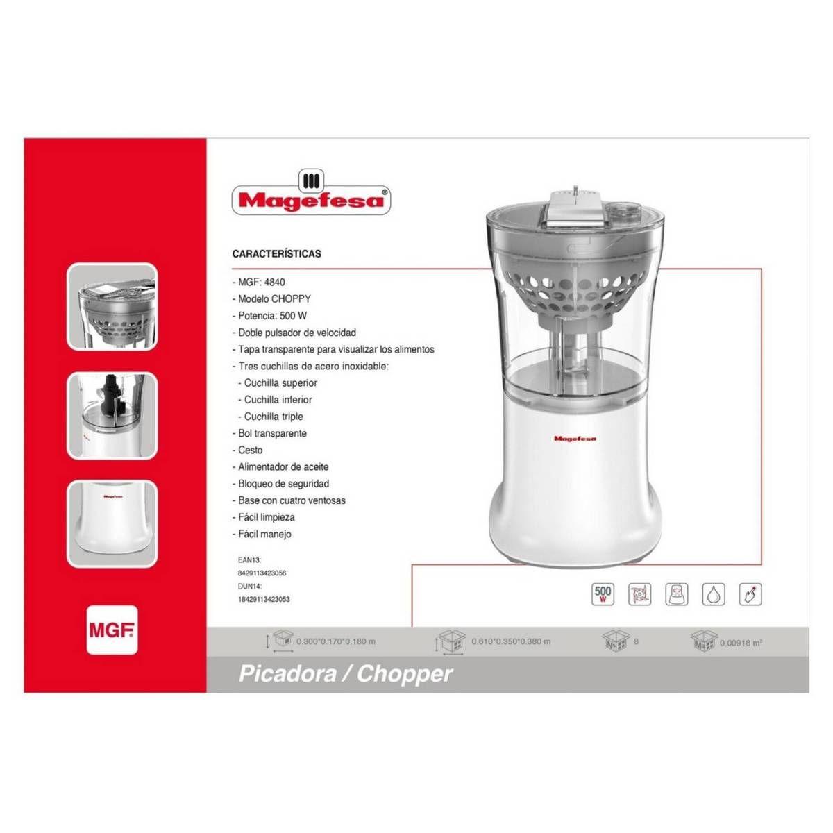 Picadora de alimentos Choppy Magefesa 4840-2