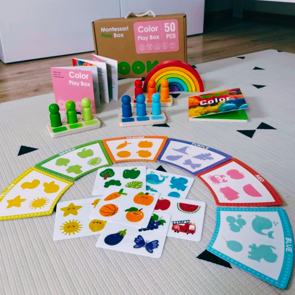 Set de Juguetes Aprendizaje Colores Estimulación Temprana-5