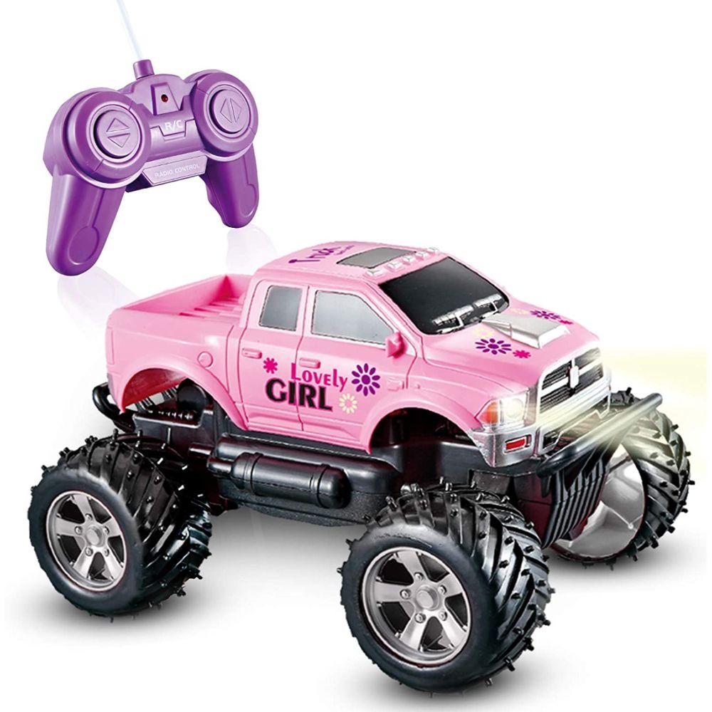 Auto a Control Remoto 4x4 Escala 1:24 Rosado Otuti-0