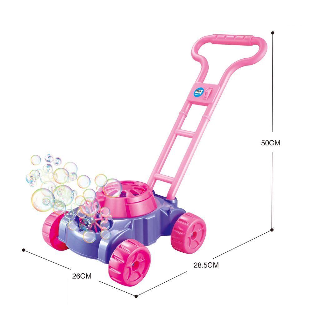 Carrito Caminador Lanza Burbujas Rosado Spacezat-1
