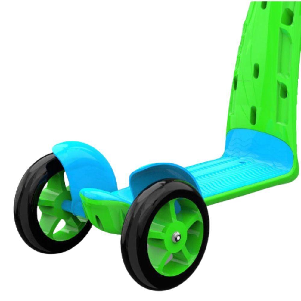 Scooter Infantil Bicolor con Frenos Verde-3