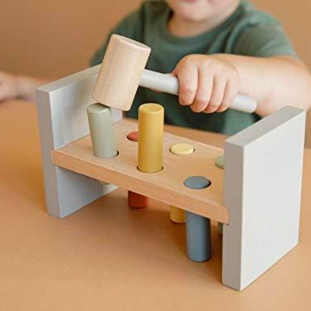 Banco para Martillar Juguete Educativo Didáctico Madera-2